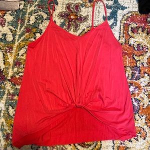 Red tank top